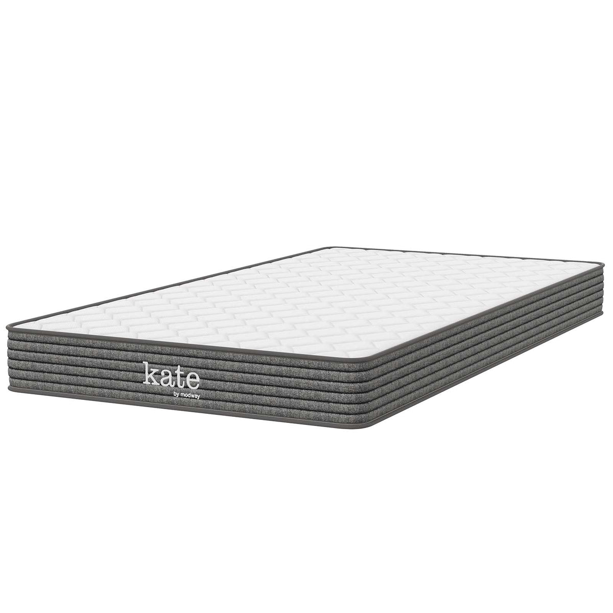 Modway Kate 6    Twin Innerspring Mattress - Firm 6 Inch Twin Innerspring Mattress- 10-Year Warranty