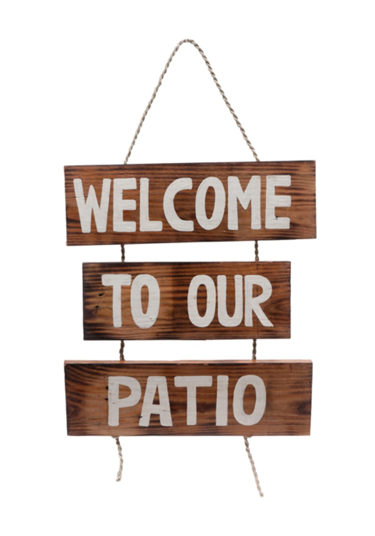 Welcome To Our Patio