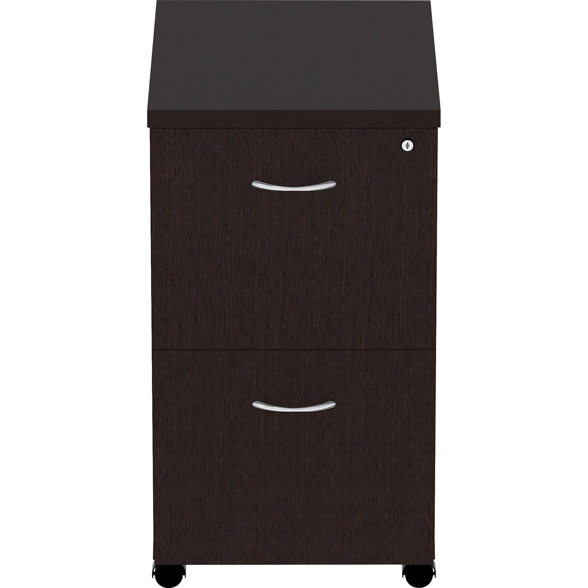 Lorell, LLR18219, Essentials Espresso Laminate Pedestal, 1 Each