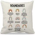 Gichugi Feelings Wheel Pillow Covers - Mental Health Therapy Office Decor, Therapist Gifts, Emotion Wheel Pillow Covers 18X18, C