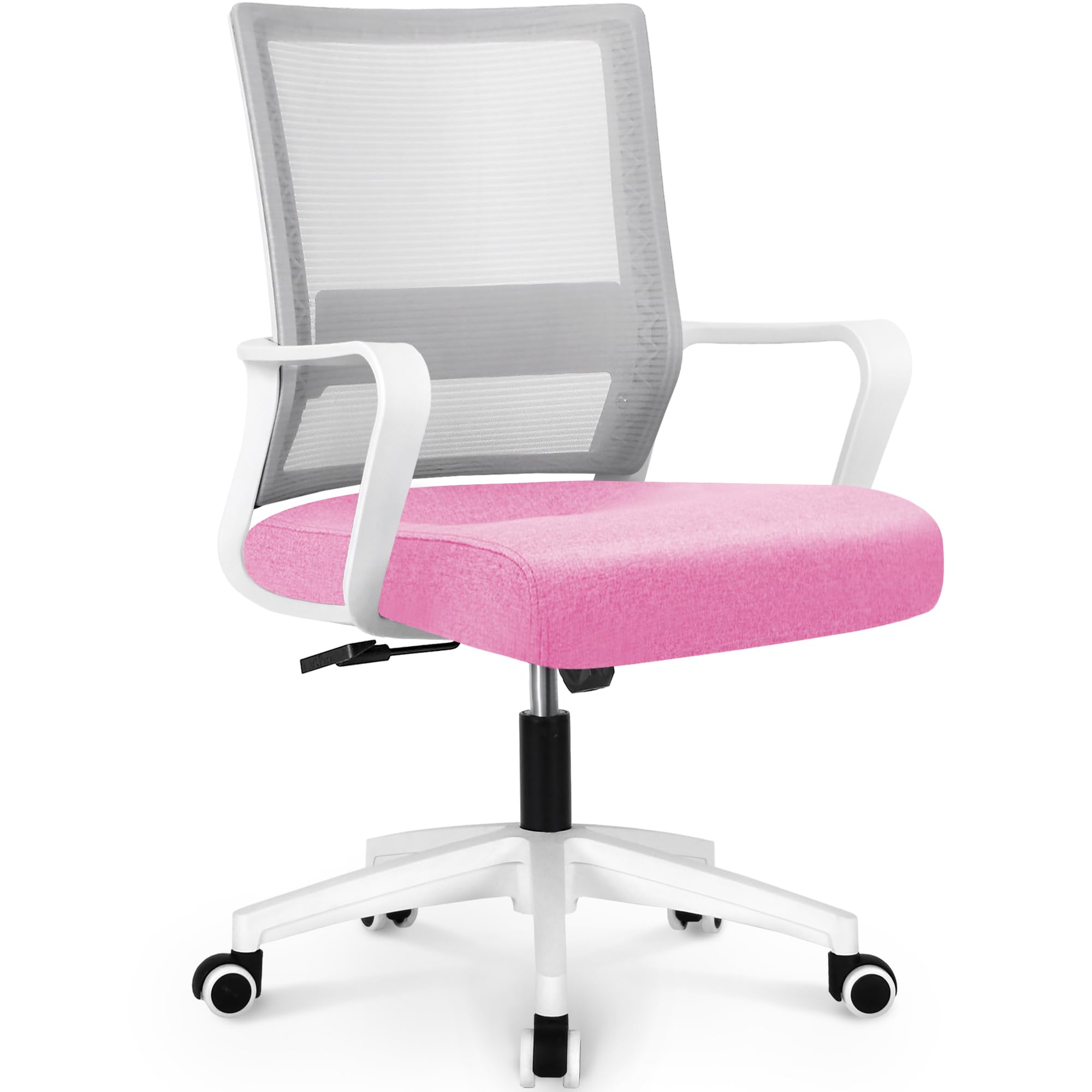 NEO CHAIR Office Chair Gaming Desk Computer Chair Ergonomic Mesh Mid Back with Wheels Lumbar Support Comfy Swivel Adjustable for