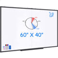 White Board Dry Erase 72X40, Large Magnetic Whiteboard Maxtek Dry Erase Boards For Wall, Aluminum Presentation Wall-Mounted Mark