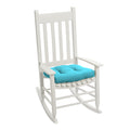 Arden Selections Outdoor Rocking Chair Cushion, 20 X 18, Rain-Proof, Fade Resistant, Tufted Plush Cushion For Rocking And Wicker