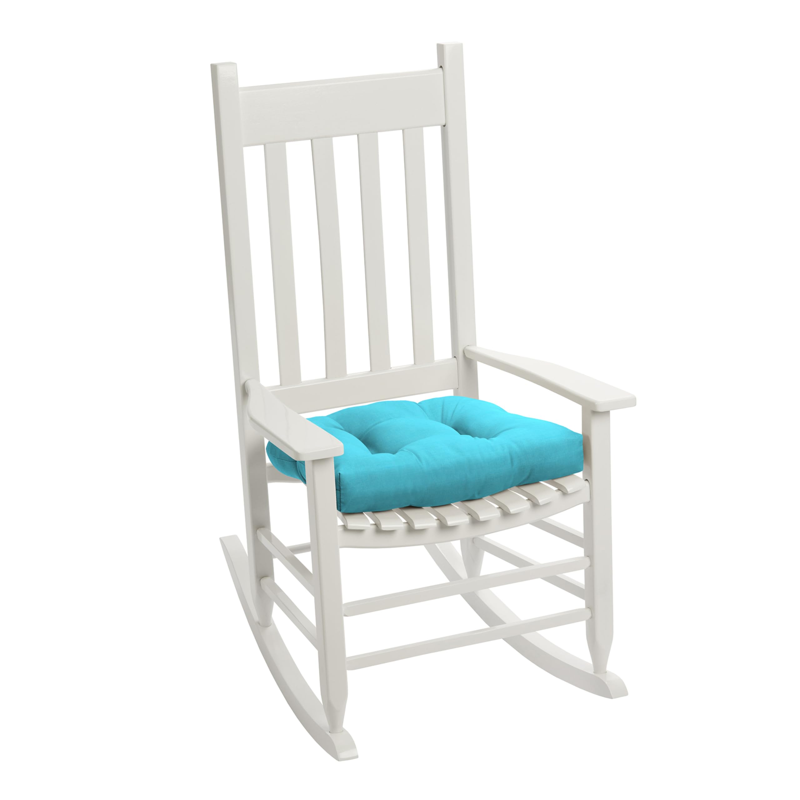 Arden Selections Outdoor Rocking Chair Cushion, 20 X 18, Rain-Proof, Fade Resistant, Tufted Plush Cushion For Rocking And Wicker