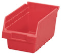 Akro-Mils 30090 Plastic Nesting Shelfmax Storage Bin Box, (12-Inch X 6-Inch X 6-Inch), Red, (10-Pack)