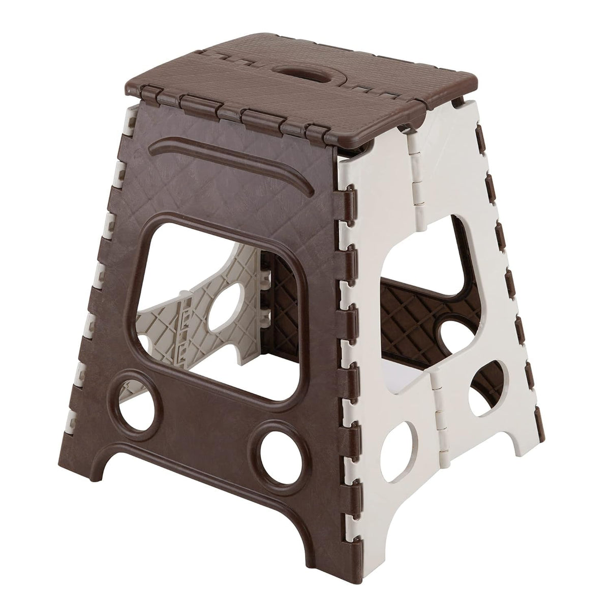 Geokraft 18 Inches Super Strong Folding Step Stool For Home,Kitchen,Garden,Travel For Adults & Kids,Non Slip Portable Stool(Brow