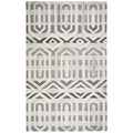 Makalu 10' X 13' Geometric Gray/Natural Hand-Tufted Area Rug