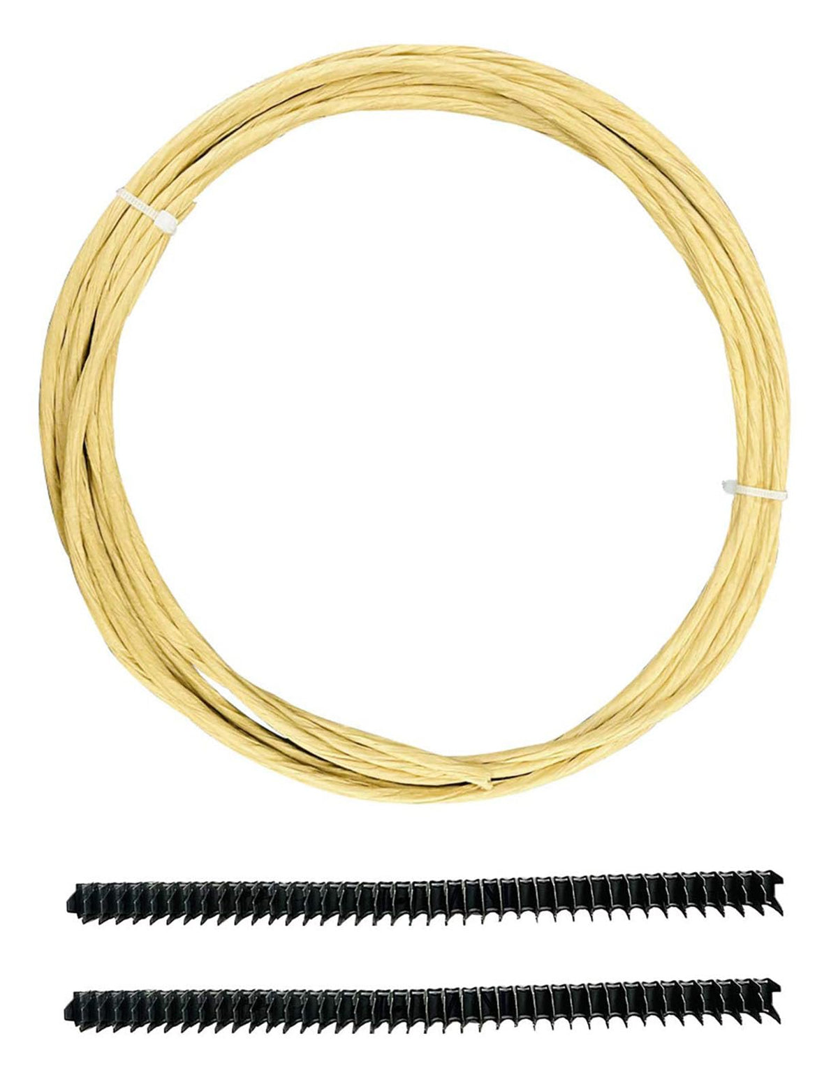 32Ft Upholstery Stay Wire For Sofa Furniture Springs, 9 Gauge With 40 Clips (32Ft Wire +80 Clips)