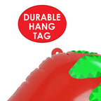 Beistle 2 Piece 30'' Plastic Large Inflatable Chili Pepper Decorations, Blow Up Accessories For Cinco De Mayo Mexican Theme Fies
