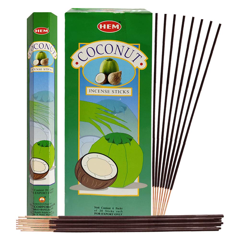 Coconut Incense Sticks And Incense Stick Holder Bundle Insence Insense Hem Incense Sticks