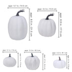 14 Pcs Assorted Harvest Artificial White And Pink Pumpkins Decorative Pumpkins Faux Foam Pumpkins For Farmhouse Fall Halloween H