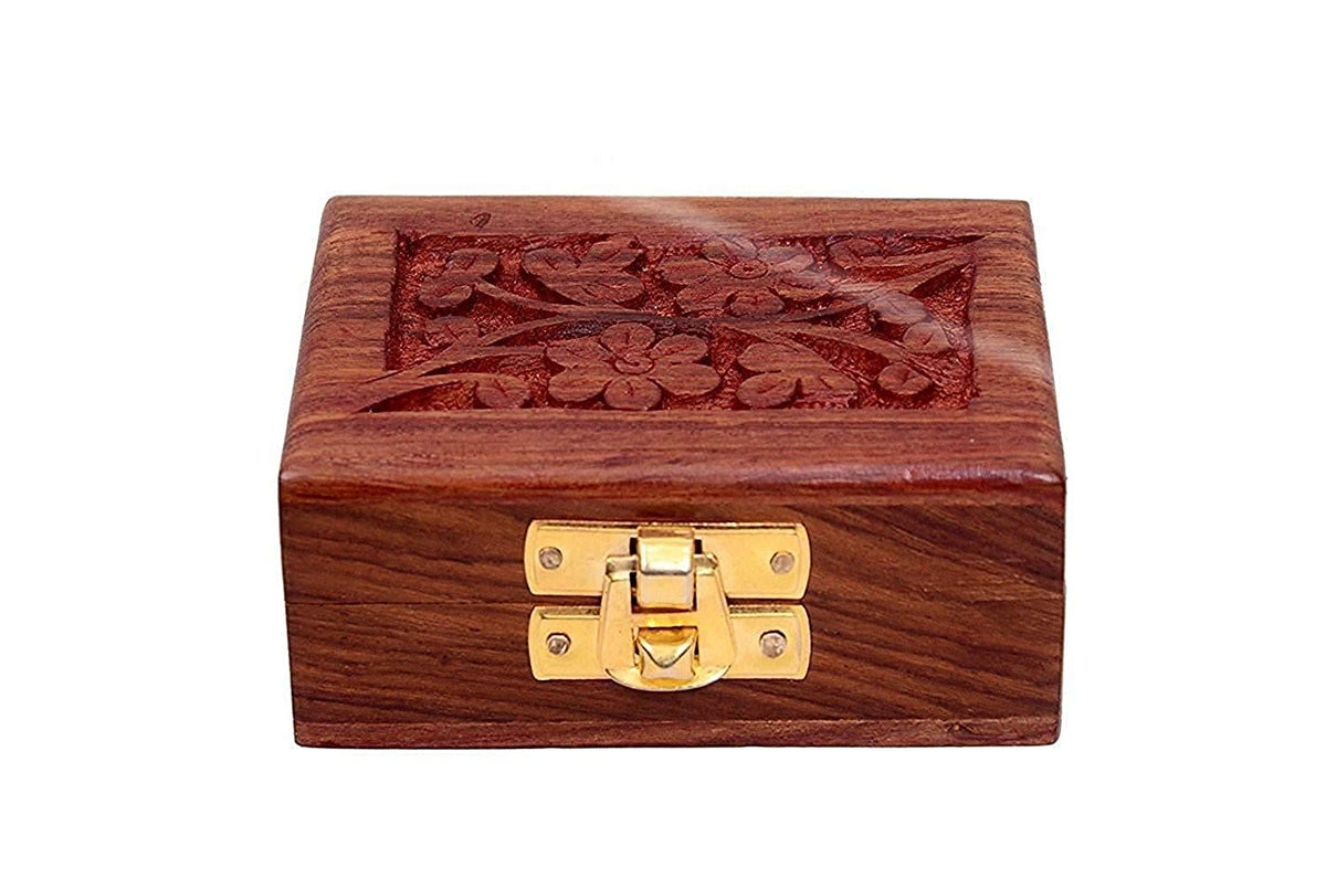 Giftoshopee Wooden Small Storage Box for Jewellery/Gifts