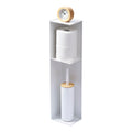 Yamazaki Home Tower Slim Bathroom Storage, Toilet Paper Stocker  Steel 