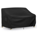 Richwon Patio Loveseat Cover Waterproof, 2-Seater Outdoor loveseat Cover, Patio Furniture Covers with Air Vent and Handles, 60W 