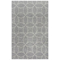 Peace 5' X 7'6" Geometric Gray/Gray Hand-Tufted Area Rug