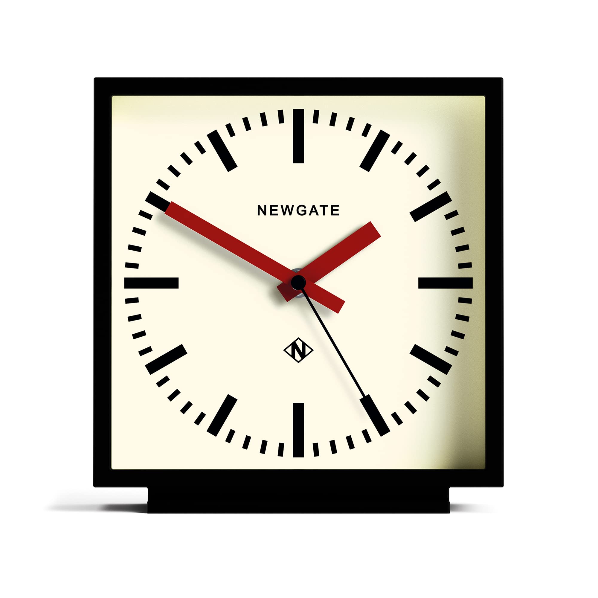 NEWGATE Amp Silent Sweep Mantel Clock - No Tick - A Modern Mantelpiece Clock - Clocks for Living Room - Office Clock - Desk Cl
