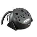 Safco 2059Bl Power Module 3 Outlets 2 Rj-45 Ports 8 Ft Cord