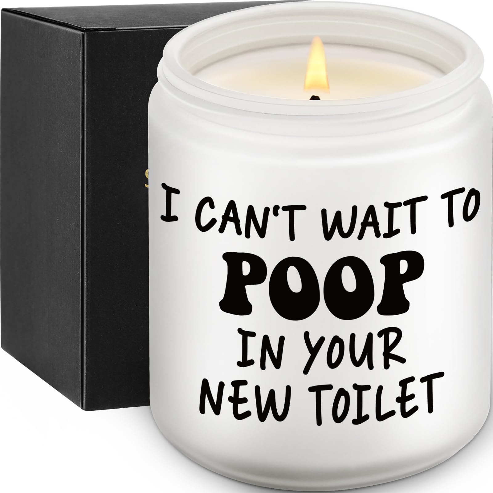Housewarming Gifts for New Home, Gifts for New Apartment, Moving Away Gifts Ideas, Lavender Scented Candles with Funny Sayings, 
