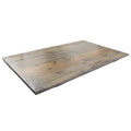 Restore by Pipe D  COR Solid Wood Desk or Dining Table Top, Reclaimed Ponderosa Pine in Riverstone Grey, 60 in. x 36 in. x 1.25 