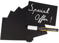 American Metalcraft TAGA6WT Chalk Card, Mini, Black, Small
