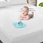 Grt 1 Pack 100% Waterproof Mattress Protector Cal King Size, Breathable & Noiseless Waterproof Mattress Cover Fitted Deep Pocket