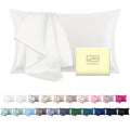 Mulberry Silk Pillow Cases For Hair And Skin King Size Silk Pillowcase With Zipper Soft Breathable Smooth Cooling Satin Silk Pil