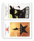 Storesmart Program & Playbill Binder Page - 2 Pockets Per Page - 50-Pack - Mc50-Pg-50