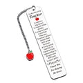 Teacher Back To School Gifts - Teacher Bookmark Gift For Women Teacher Appreciation Gifts In Bulk Teacher Supplies Last Day Of S