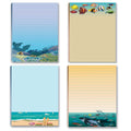 Stonehouse Collection Beach & Ocean Notepads - 4 Assorted Notepads - Usa Made