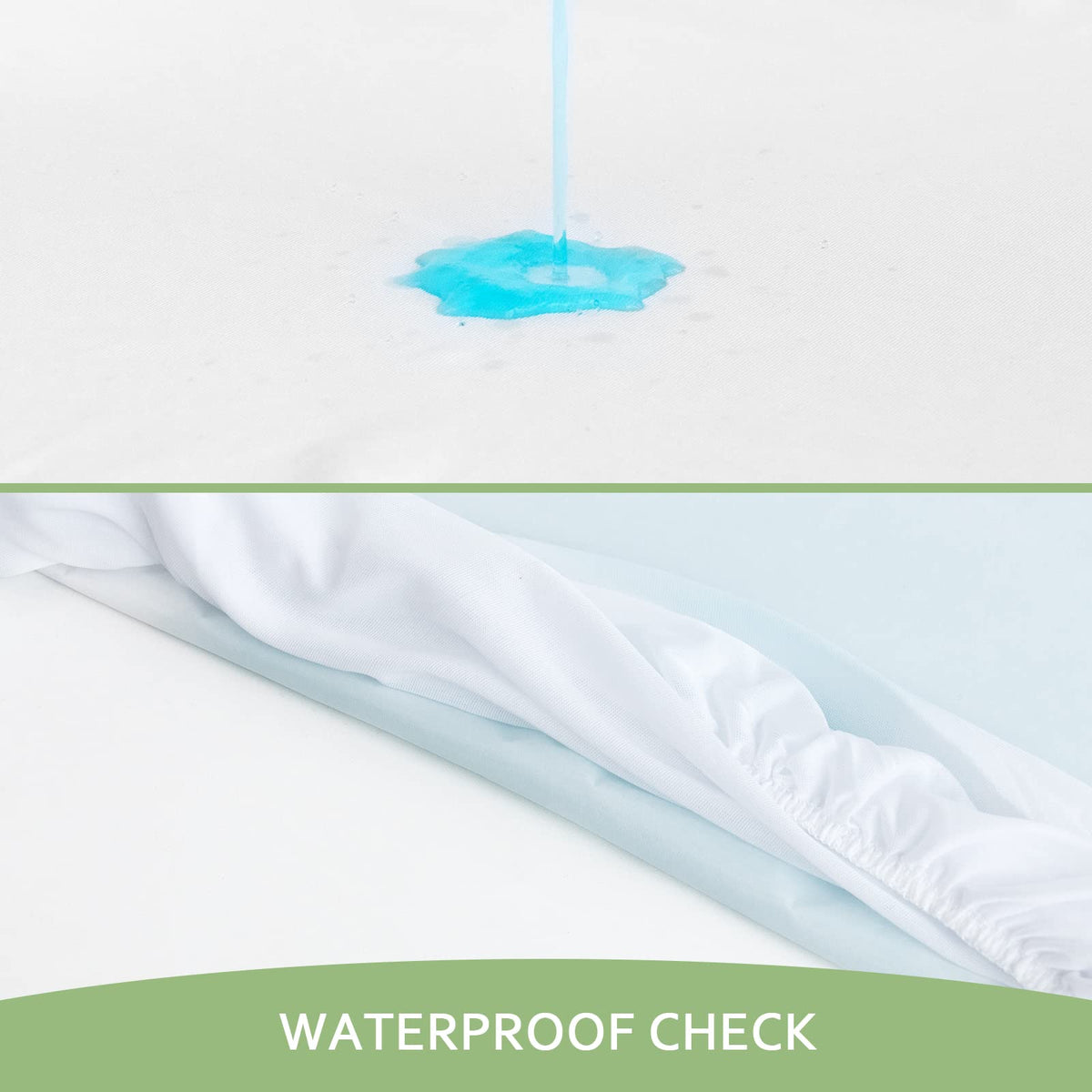 Twin Xl Mattress Protector Waterproof College Dorm Room Bed Cover Twin Extra Long 2 Pack, Skin Friendly And Breathable, Viscose Made From Cooling Bamboo Jersey Mattress Pad With 14' Deep Pocket