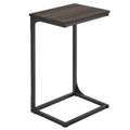 VASAGLE C-Shaped End Table, Side Table for Sofa, Couch Table with Metal Frame, Small TV Tray Table for Living Room, Bedroom, Che