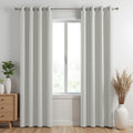 Homemonde Single Piece Room Darkening 7 Feet Curtains For Door  Room Privacy And Noise Reduce Drapes, 63% Blackout, Solid Dusky