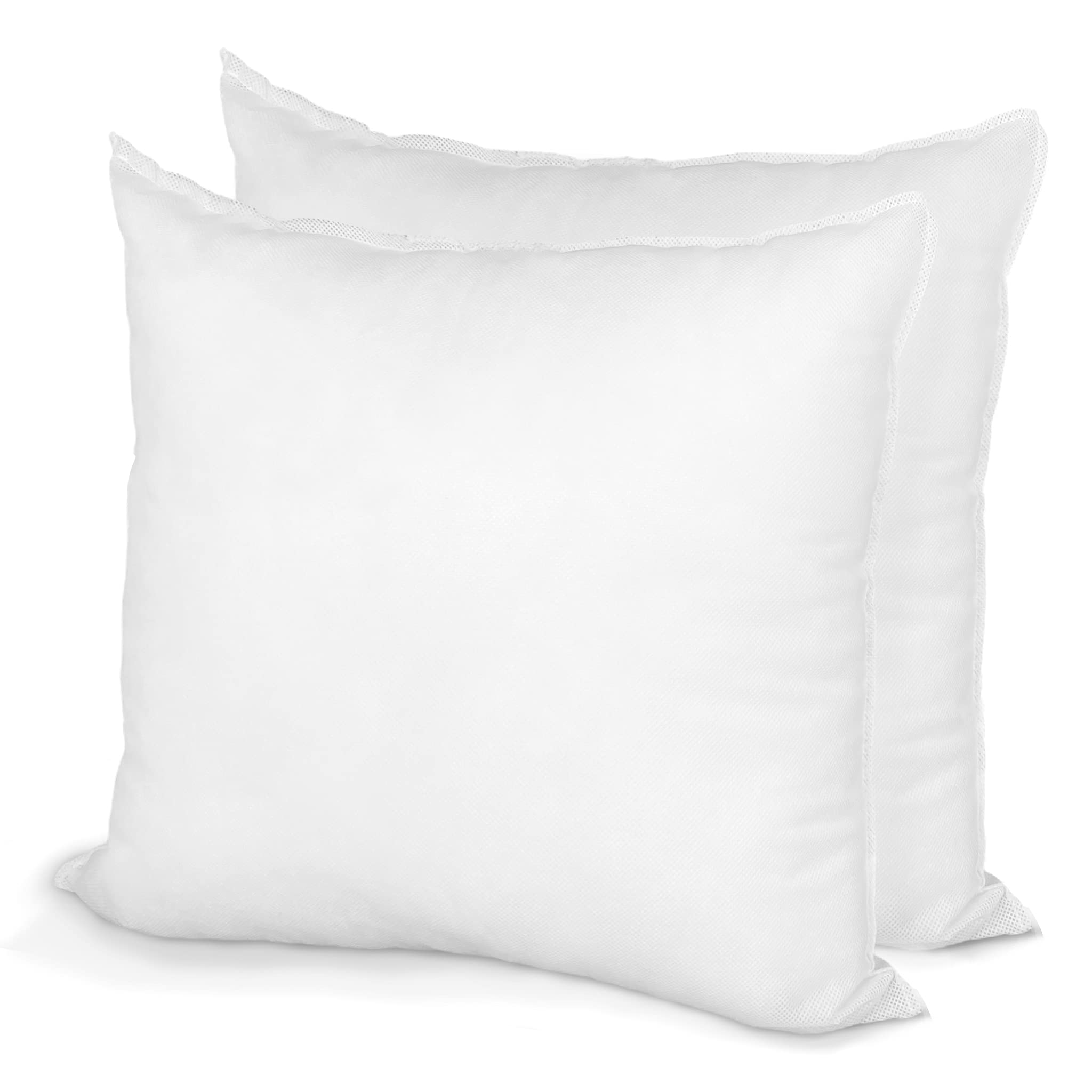 Hometex Canada Pillow Insert 16 ' X 16 ' Polyester Filled Standard Cover (2 Pack)