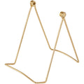 Bards Folding Gold-toned Wire Easel Stand, 6 H x 4 W x 4.75 D, Pack of 2