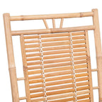 vidaXL Rocking Chair with Cushion Garden Outdoor Patio Balcony Backyard Terrace Yard Porch Lounge Seating Home Furniture Seat Bamboo