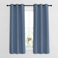 Nicetown Blackout Curtains & Drapes 63 Inch Long - Grommet Window Treatment Energy Saving Thermal Insulated Room Darkening For L