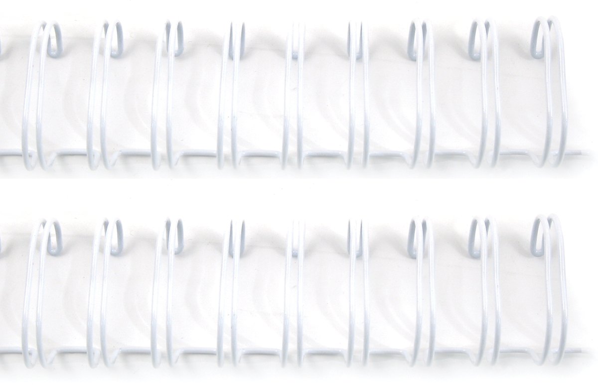 We R Memory Keepers 0633356710059 Wire Cinch.75-White (2 Piece), 2 Count