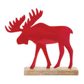 Melrose Moose Christmas Tabletop Decorations - 9.5' - Set of 2