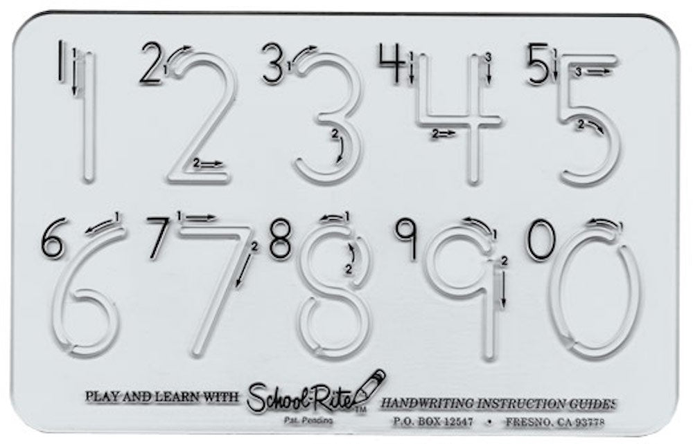 School-Rite Handwriting Numbers Kit