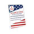 Source One 8.5 X 14 Clear Slant Back Sign Holder Notice Holder - Legal Size (1 Pack)