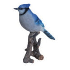 Hi-Line Gift Ltd Blue Jay On Branch Statue
