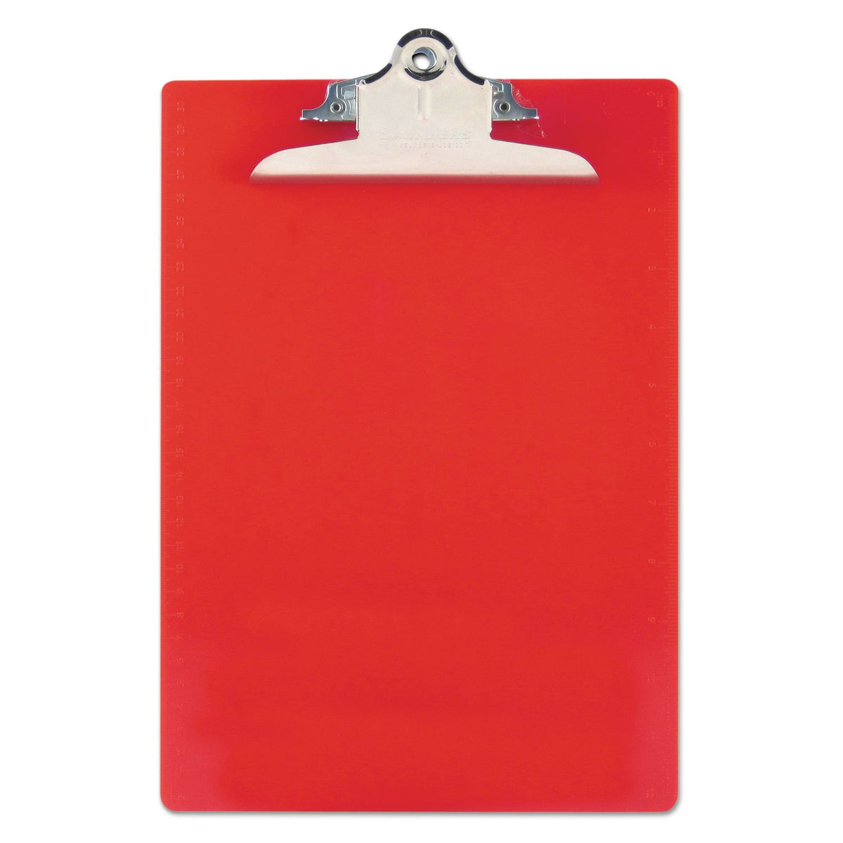Saunders 21601 Recycled Plastic Clipboards 1-Inch Clip Cap 8 1/2 X 12 Sheets Red