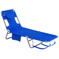 SUNNYFEEL Lounge Beach Chair for Adults with Face Hole, Backpack Reclining Beach Chairs Lay Flat, Sun Face Down Tanning Chair, P
