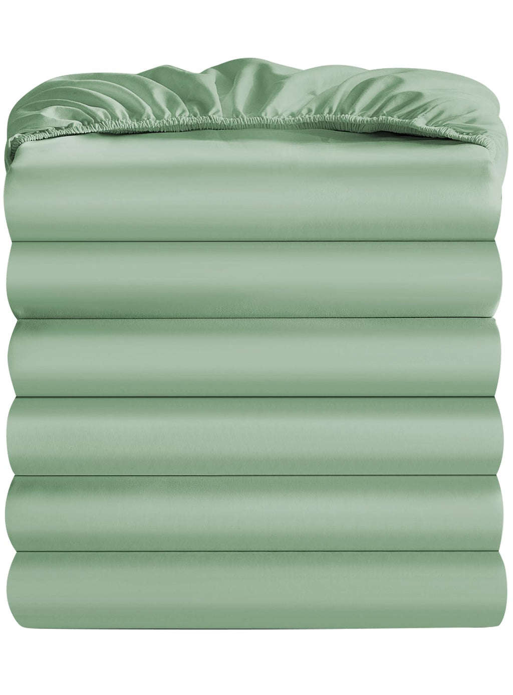 Maple&Stone Twin Fitted Sheet Only - Bulk Pack Of 6 Bottom Sheets - Premium Soft & Breathable, Brushed Microfiber Fabric For Twi