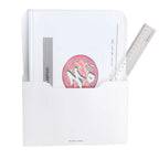 2 Pack Magnetic File Holder - Paper Holder, Pocket Organizer,Hanging Wall File Organizer Office Supplies Storage, Magazine Mail