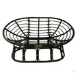 International Caravan Rattan Double Papasan Chair Frame Only