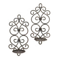 Zingz and Thingz Scrollwork Wall Sconces (Set of 2)