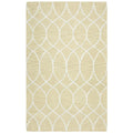 Berlin 5' X 8' Trellis Beige/Gray/Rust/Blue Hand-Tufted Area Rug