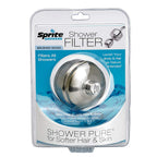 Sprite Industries Universal Shower Filter In Brushed Nickel