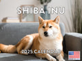 Shiba Inu Calendar 2025 Monthly Wall Calender 12 Month | American Made In The Usa